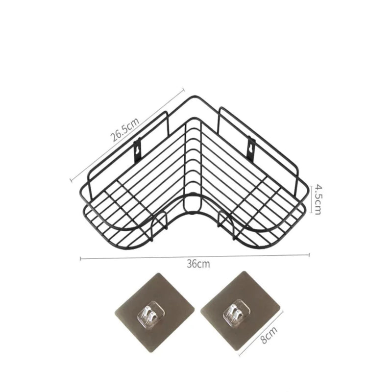 Kit 2 Suportes Com Adesivos Para Parede Banheiro