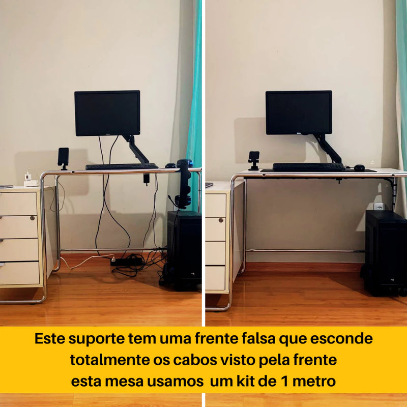 Organizador de Cabos e Fios com adesivo